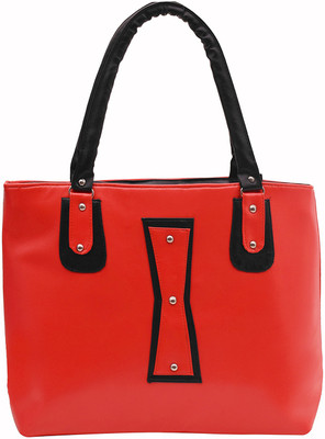 sidhi Shoulder Bag(Red, Black), Black;red