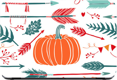 Flipkart SmartBuy pumkin arrow Premium LG Vinyl (matte) Laptop Decal 15.6