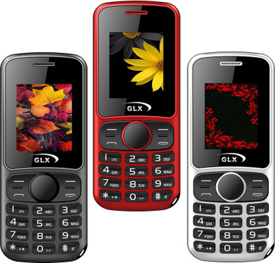 GLX W5 Pack of Three Mobiles(Red$$Black$$White)