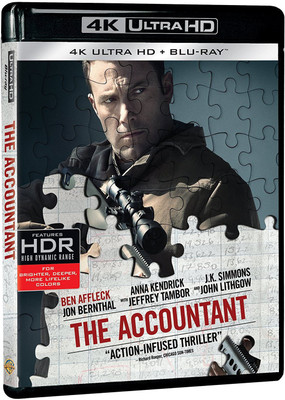 The Accountant (2-Disc)(4K(UHD) Blu-ray English)