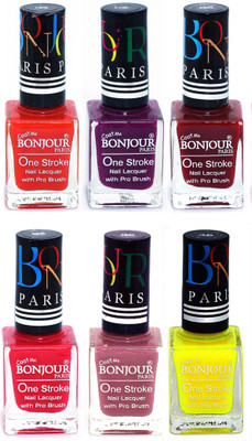 Bonjour Paris Candy Color Long Lasting Nail paint For Teen Girls Women Nail Polish set A 26 Red-Plum-Dark Red-Pink-Mauve-Yellow(Pack of 6)
Bonjour Paris Candy Color Long Lasting Nail paint For Teen Girls Women Nail Polish set A 26 Red-Plum-Dark Red-Pink-Mauve-Yellow(Pack of 6)