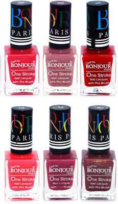 Bonjour Paris Candy Color Long Lasting Nail paint For Teen Girls Women Nail Polish set A 89 Pink-Mauve-Red-Pink-Mauve-Coffee(Pack of 6)
Bonjour Paris Candy Color Long Lasting Nail paint For Teen Girls Women Nail Polish set A 89 Pink-Mauve-Red-Pink-Mauve-Coffee(Pack of 6)