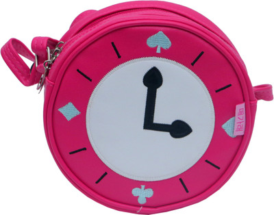 Belleza Girls Casual Pink PU Sling Bag