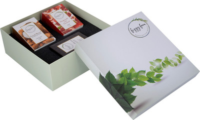 Fizzy Fern The Daily Soaps Gift Box (Coconut; Pomegranate; Deep Cleansing)(375 g, Pack of 3)
Fizzy Fern The Daily Soaps Gift Box (Coconut; Pomegranate; Deep Cleansing)(375 g, Pack of 3)