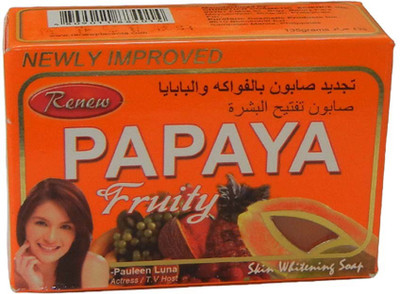 Renew Papaya Fruity Skin Whitening Soap(135 g, Pack of 3)