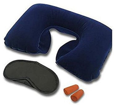 Inditradition Travel Kit Combo - Inflatable Neck Air Pillow, Eye Mask, Ear Bud - Multi Color (Pack of 3)(Blue)
Inditradition Travel Kit Combo - Inflatable Neck Air Pillow, Eye Mask, Ear Bud - Multi Color (Pack of 3)(Blue)