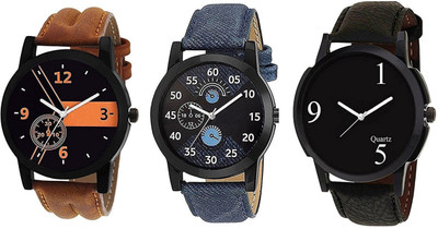 Shree New and Latest Stylish Analog Combo Watch for Men Watch - For Men