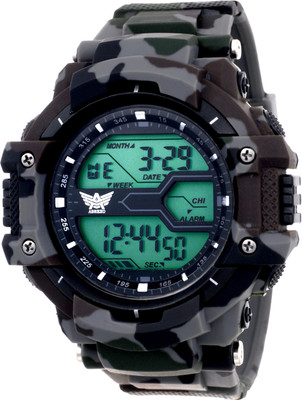 Abrexo Abx1015-Gents Solitary Affrican Army Pattern Chronograph Digital Watch Watch - For Men