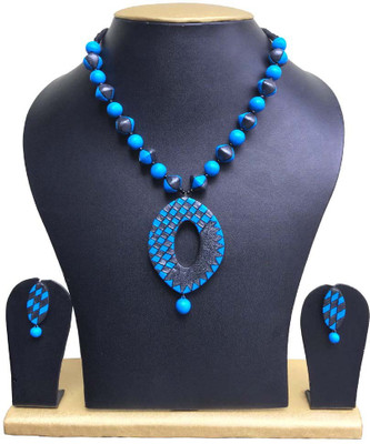 Sudha Creations Terracotta Jewel Set(Multicolor)
