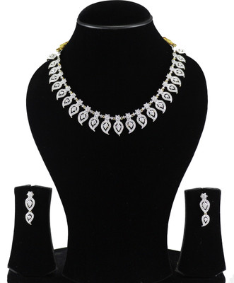 You Bella Alloy Jewel Set(White)