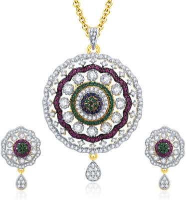 Sukkhi Alloy Jewel Set(Gold, White)