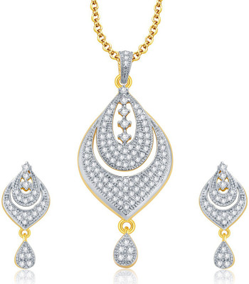 Sukkhi Alloy Jewel Set(Gold, White)