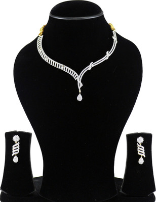 You Bella Alloy Jewel Set(White)