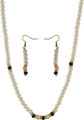 Nisa Pearls & Jewellery Plastic Jewel Set(Multicolor)