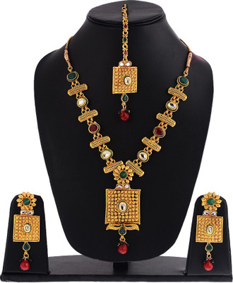 Zeneme Alloy Jewel Set(Red)