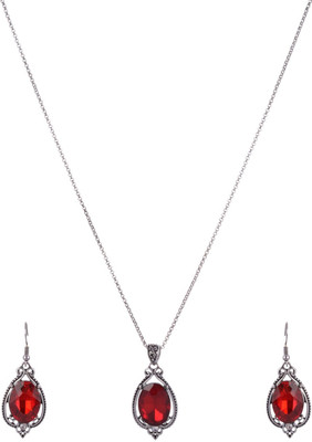 High Trendz Alloy Jewel Set(Silver) 
High Trendz Alloy Jewel Set(Silver)