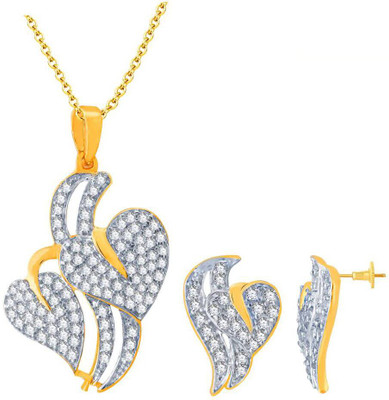 Sukkhi Alloy Jewel Set(White, Gold)
