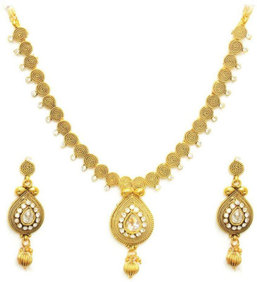 You Bella Alloy Jewel Set(Gold)