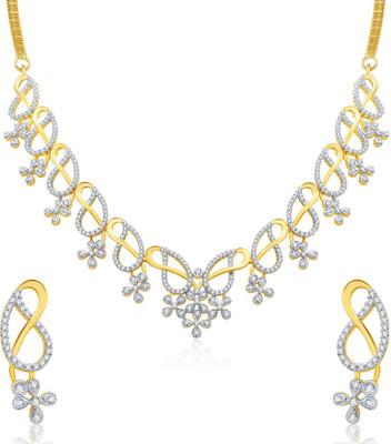 Sukkhi Alloy Jewel Set(Gold, White)