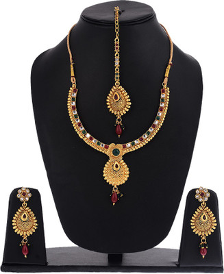 Zeneme Copper Jewel Set(Multicolor)