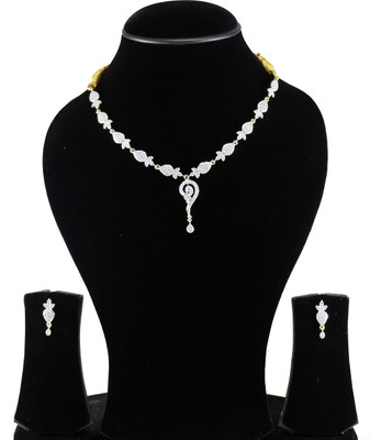 You Bella Alloy Jewel Set(White)