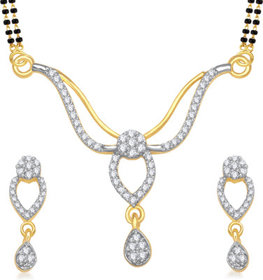 Meenaz Alloy Jewel Set(Gold)