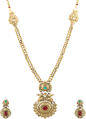 Zaveri Pearls Zinc Jewel Set(Red, Green)
Zaveri Pearls Zinc Jewel Set(Red, Green)