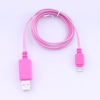 Oxza LED Light UP 8 PIN LIGHTNING FOR IPHONES GLOWS IN THE DARK FLAT CORD Sync & Charge Cable(Pink)
Oxza LED Light UP 8 PIN LIGHTNING FOR IPHONES GLOWS IN THE DARK FLAT CORD Sync & Charge Cable(Pink)