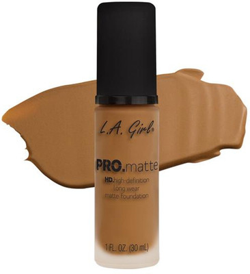 L.A. Girl HD PRO.Matte Foundation- Foundation(Warm Sienna, 30 ml)