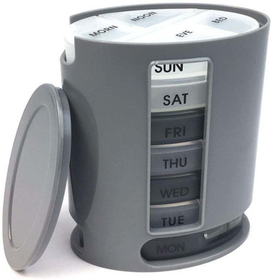 Perfect Life Ideas 7 Days Plastic Pill Pro 4 Compartment Pill Medicine Storage Box Organizer - avoid forgetting of taking the medicines regularly on time in a week Medicine Dispenser
Perfect Life Ideas 7 Days Plastic Pill Pro 4 Compartment Pill Medicine Storage Box Organizer - avoid forgetting of taking the medicines regularly on time in a week Medicine Dispenser