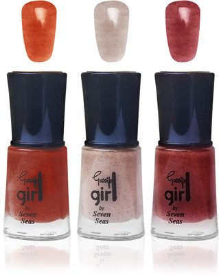 seven seas gossip girl glitter cosmetics makeup nail polish fashion color skin brown orange marooncombo set of 3 cremy brown,orange,maroon(Pack of 3)
seven seas gossip girl glitter cosmetics makeup nail polish fashion color skin brown orange marooncombo set of 3 cremy brown,orange,maroon(Pack of 3)