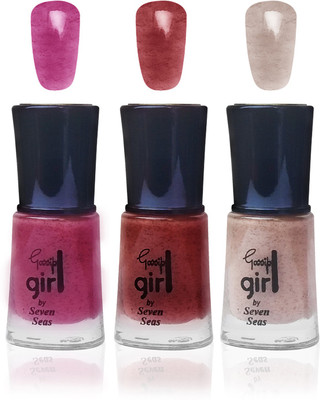 seven seas gossip girl glitter cosmetics makeup nail polish fashion color crey brown pink maroon combo set of 3 cremy brown,pink,maroon(Pack of 3)
seven seas gossip girl glitter cosmetics makeup nail polish fashion color crey brown pink maroon combo set of 3 cremy brown,pink,maroon(Pack of 3)