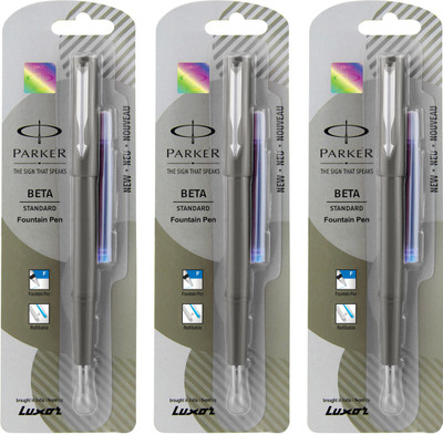 Parker Beta Standard CT Fountain Pen(Pack of 3)