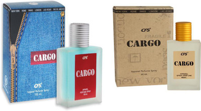 CFS Perfume CFS Cargo Denim Perfume 100 ML + CFS Cargo Brown Perfume 40 ML Perfume - 140 ml(For Men & Women)
CFS Perfume CFS Cargo Denim Perfume 100 ML + CFS Cargo Brown Perfume 40 ML Perfume - 140 ml(For Men & Women)