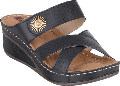 Shuz Touch Women BLACK Wedges
