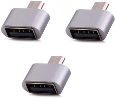 ReTrack SET OF 3PC Mini Size Metal Android V8 Micro Usb Male To USB3.0 Female for Mobile USB Adapter(Silver)
ReTrack SET OF 3PC Mini Size Metal Android V8 Micro Usb Male To USB3.0 Female for Mobile USB Adapter(Silver)