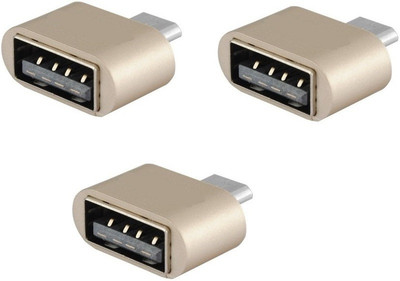 ReTrack SET OF 3PC Mini Size Metal Android V8 Micro Usb Male To USB3.0 Female for Mobile USB Adapter(Gold)
ReTrack SET OF 3PC Mini Size Metal Android V8 Micro Usb Male To USB3.0 Female for Mobile USB Adapter(Gold)