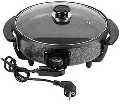 Gauba Traders King Kitchen Electric Pan(Black)