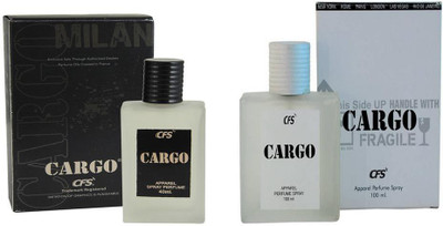 CFS Perfume CFS Cargo White Perfume 100 ML + CFS Cargo Black Perfume 40 ML Perfume - 140 ml(For Men & Women)
CFS Perfume CFS Cargo White Perfume 100 ML + CFS Cargo Black Perfume 40 ML Perfume - 140 ml(For Men & Women)