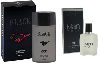 CFS Perfume CFS Black Perfume 100 ML + CFS Man Only Black Perfume 40 ML Perfume - 140 ml(For Men & Women)
CFS Perfume CFS Black Perfume 100 ML + CFS Man Only Black Perfume 40 ML Perfume - 140 ml(For Men & Women)
