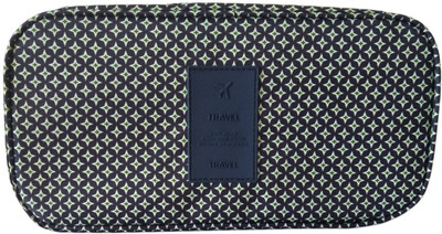Mosh Navy Blue Star Print Travel Lingerie Organizer(Blue)
