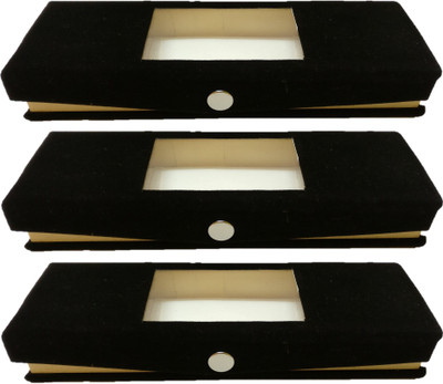 Addyz Pack of 3 Pieces Velvet Watch Case, Wrist Watch Cover Watch Bracelet Bangle Gift Case Jewellery Vanity Box(Black)
Addyz Pack of 3 Pieces Velvet Watch Case, Wrist Watch Cover Watch Bracelet Bangle Gift Case Jewellery Vanity Box(Black)