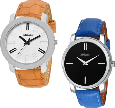 Mikado Fashion Trend Analog watches combo set for Men's Watch - For Boys