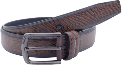 Baluchi Men Formal Brown Artificial Leather Belt