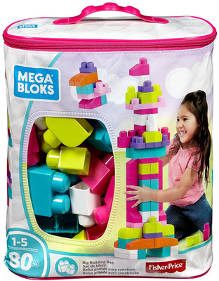 Fisher-Price Mega Bloks Big Building Bag(Multicolor)
