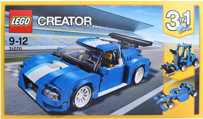 Lego Turbo Track Racer Playset(Multicolor)