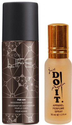 Avon Anew life for her body spray 150 ml (24718) with one do it perfume 30 ml(Set of 2)
Avon Anew life for her body spray 150 ml (24718) with one do it perfume 30 ml(Set of 2)