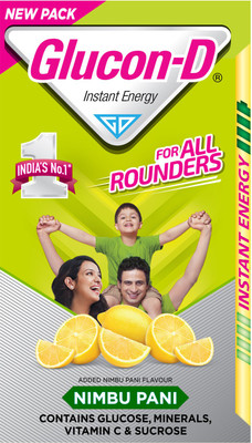 Glucon-D Energy Drink(Nimbu Pani Flavored)