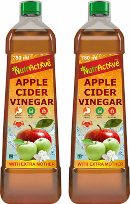 Nutractive Natural With Mother Apple Cider Vinegar(2x750 ml, Apple, Vinegar Flavored)
Nutractive Natural With Mother Apple Cider Vinegar(2x750 ml, Apple, Vinegar Flavored)