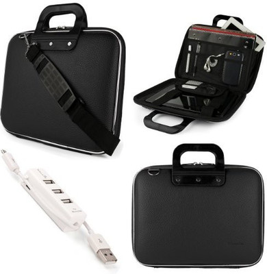 SumacLife 15.6 inch Laptop Messenger Bag(Black)